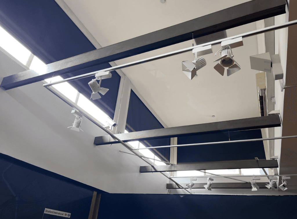 LED Spotlights on Track 3 