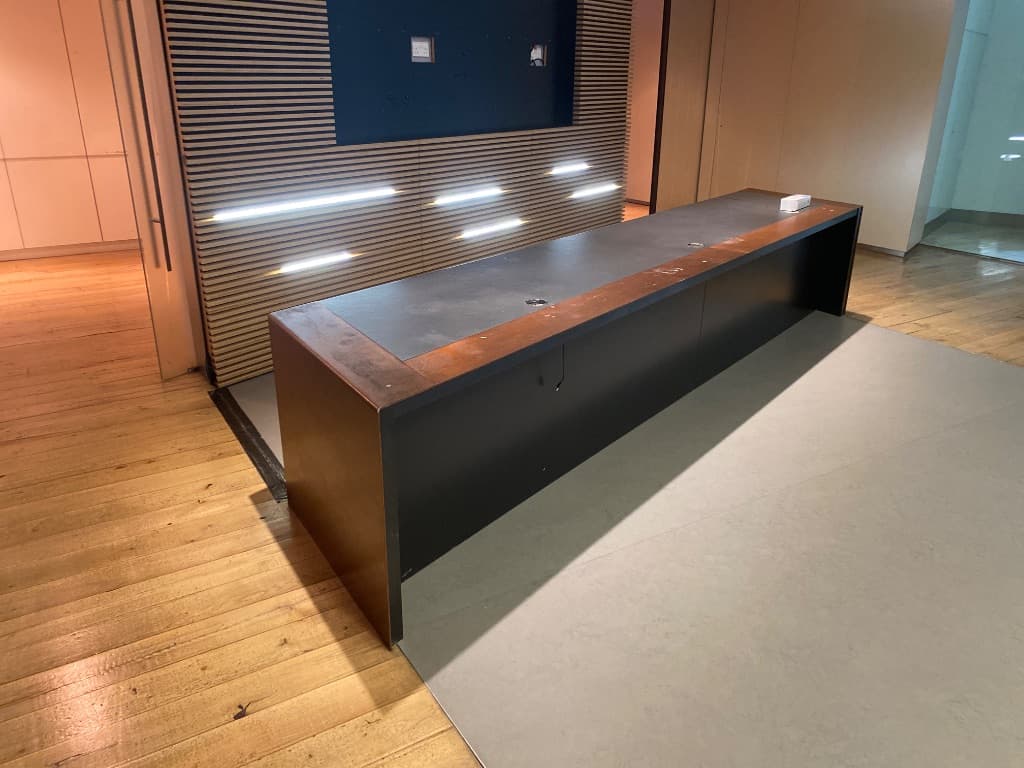 Reception desks