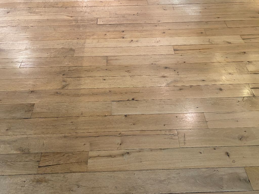 Timber floorboards