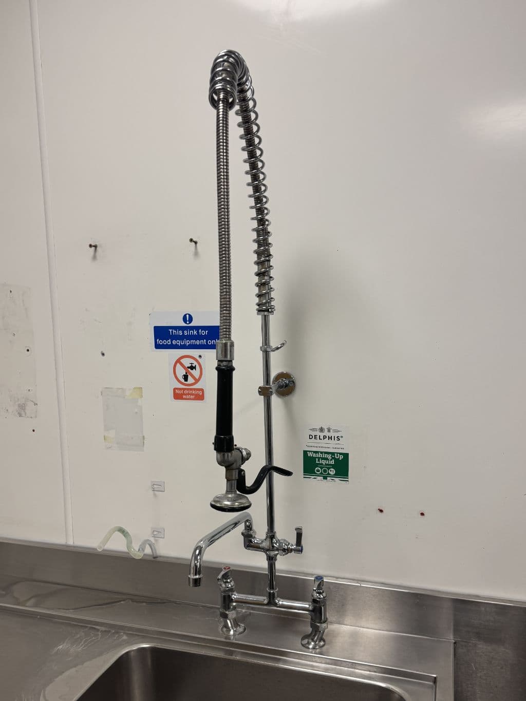 Commercial kitchen taps