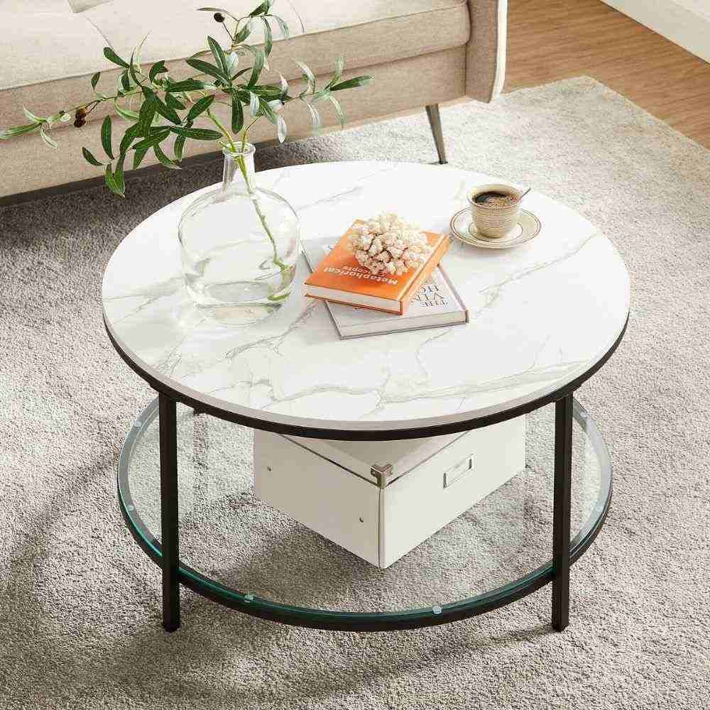 Coffee Table - Black/White