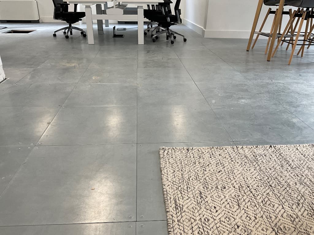 Raised access floor panels