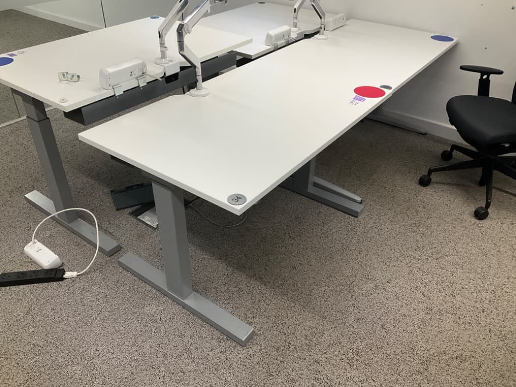 Office desks - height adjustable