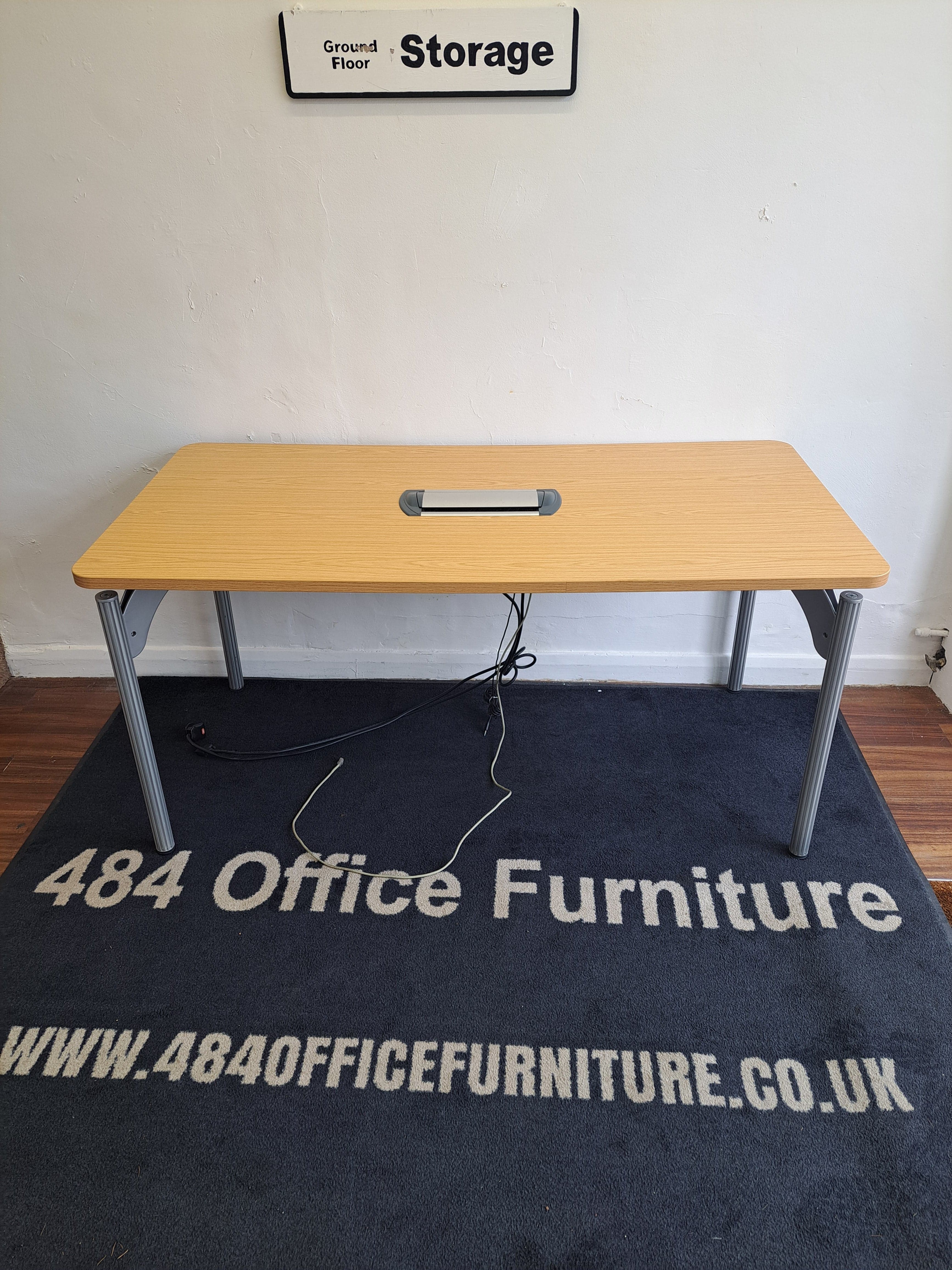 Light oak 1500mm by 750mm meeting tables