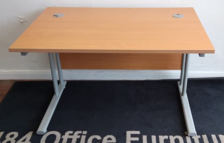 Beech 1200mm by 800mm straight desks
