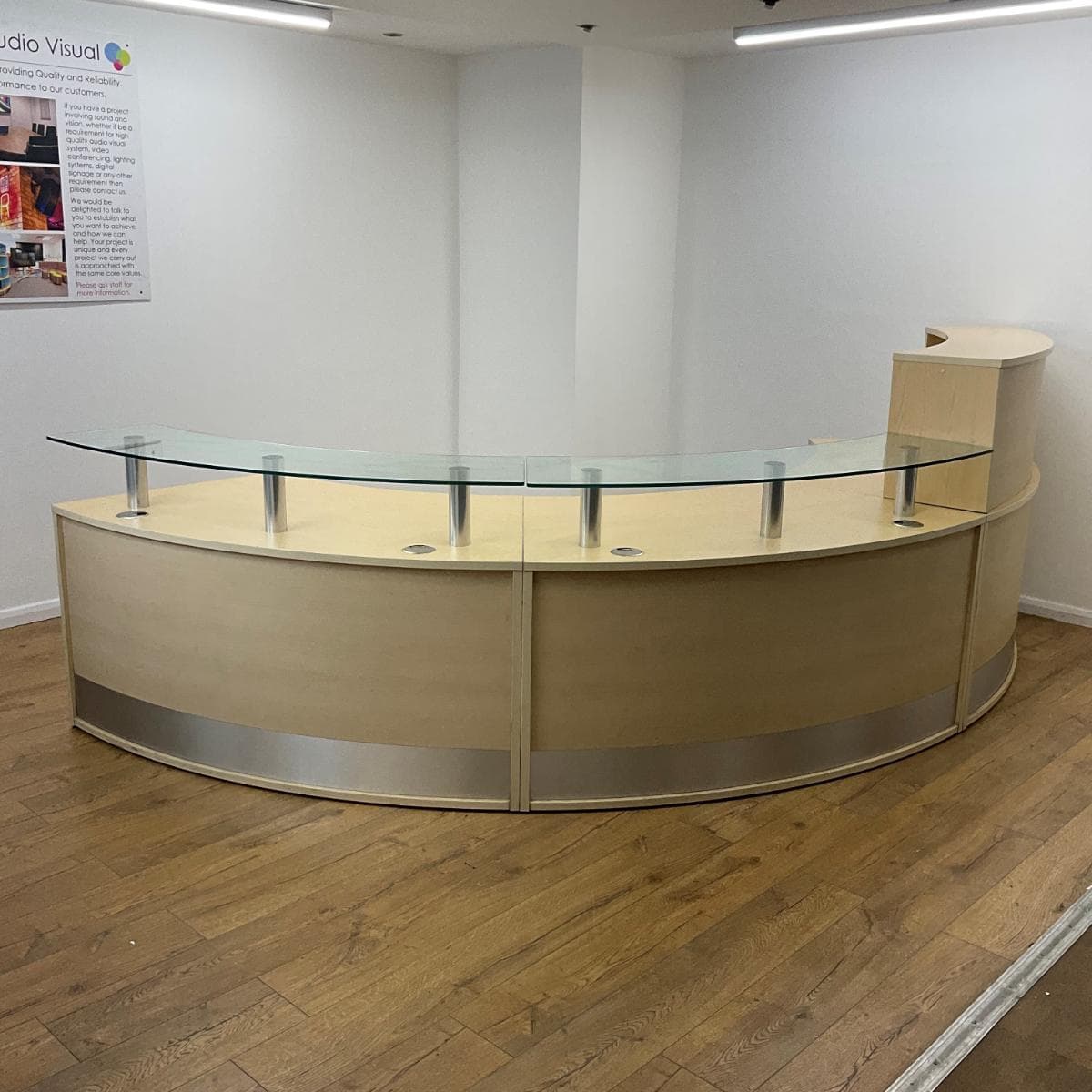 Maple 3700mm Reception Counter