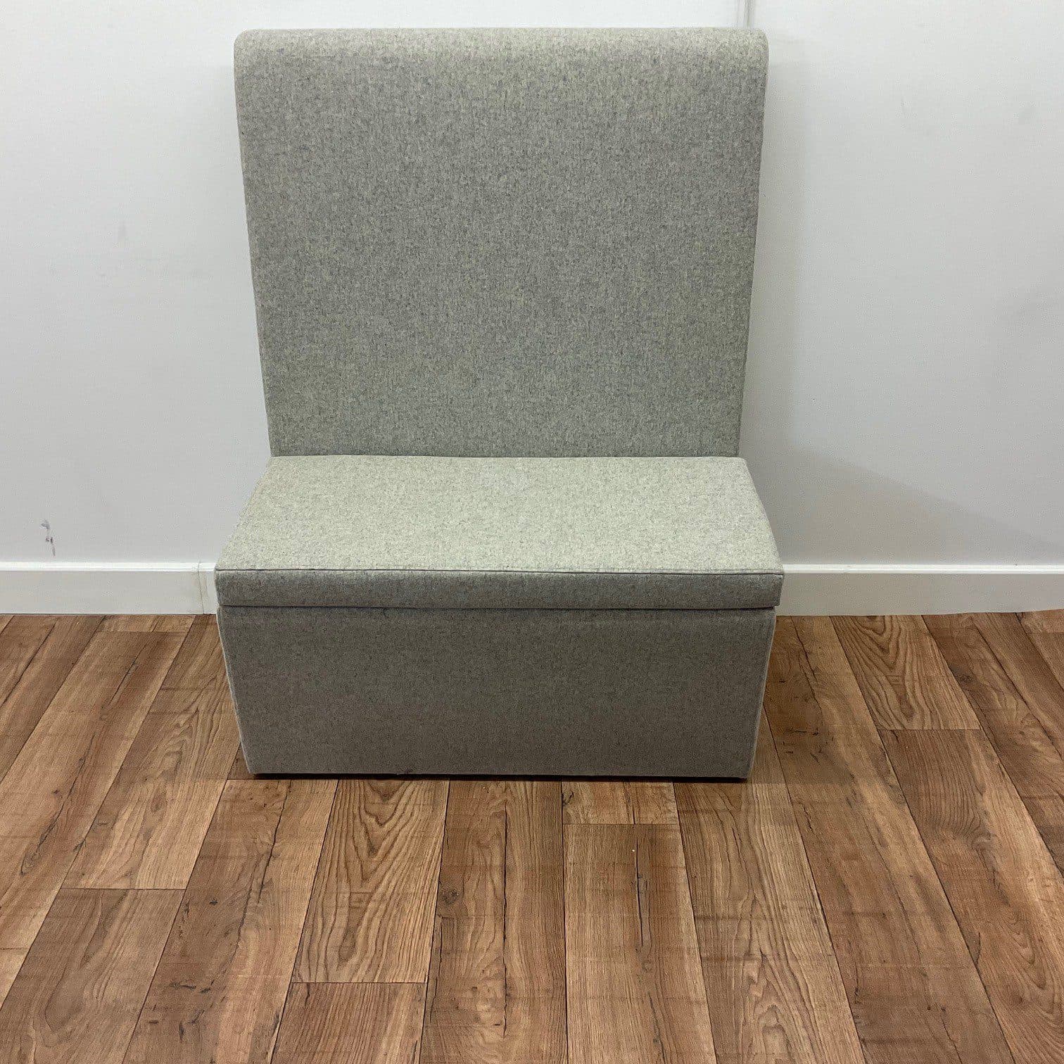 Grey High Back Reception Sofa