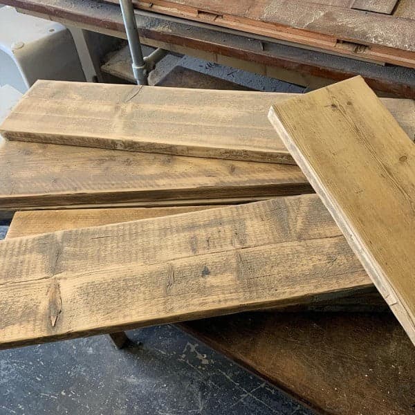 13ft Reclaimed Scaffold Board - Rough Sanded