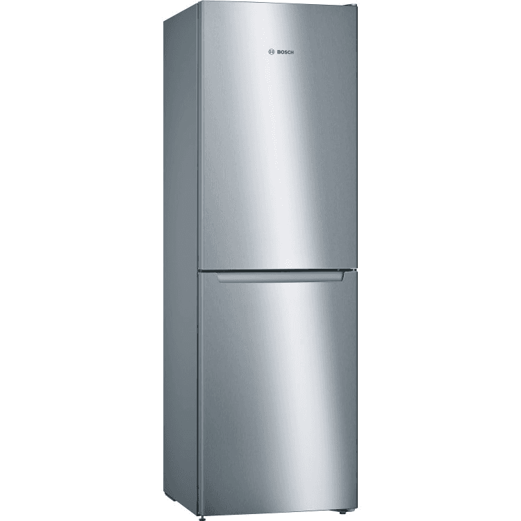Bosch Serie 2 KGN34NLEAG Freestanding 300 Litre 50/50 Frost Free Fridge Freezer Stainless Steel Look