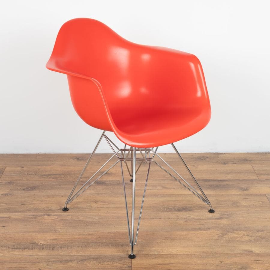 Vitra Eames DAR Red Plastic Chair