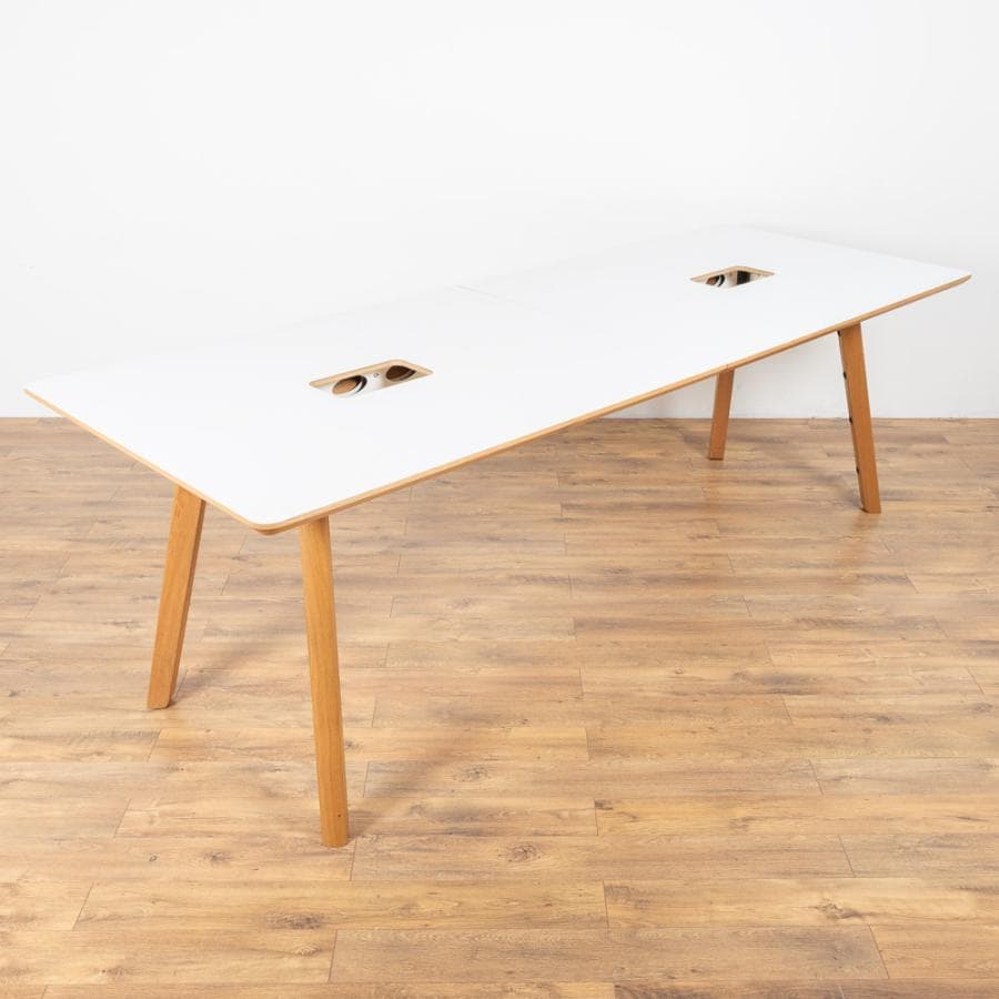 Connection Co. White/Oak Multipurpose Table