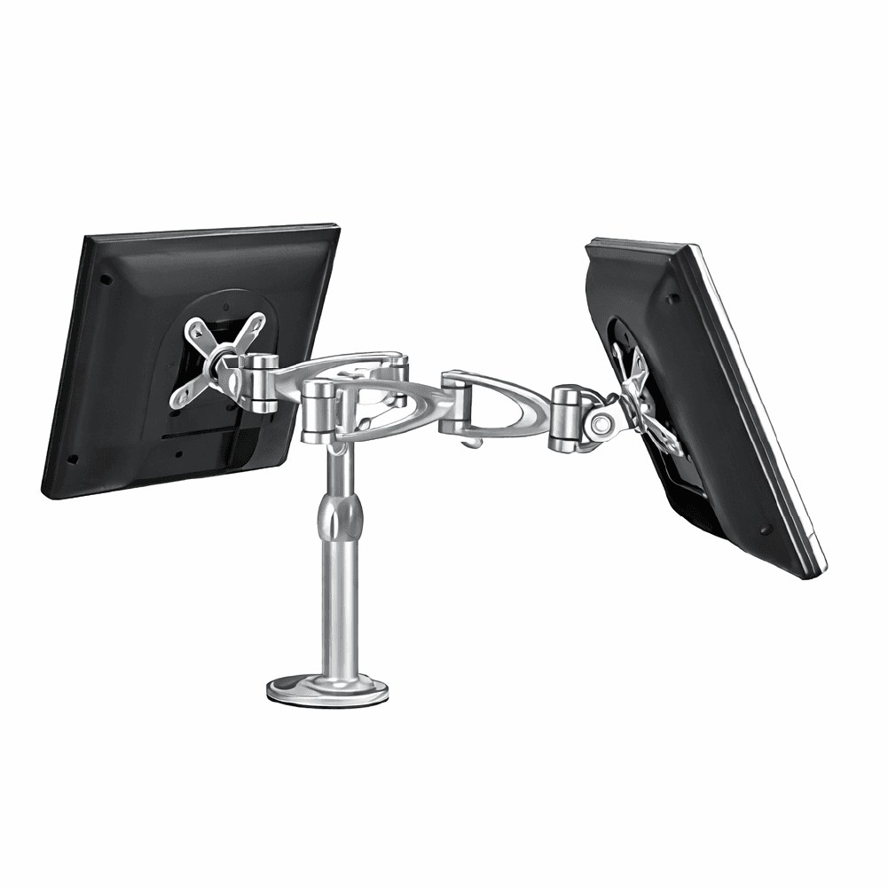 CMS 2207 Archer Dual Gas Monitor Arm – Twin Screen Desk Mount – Silver