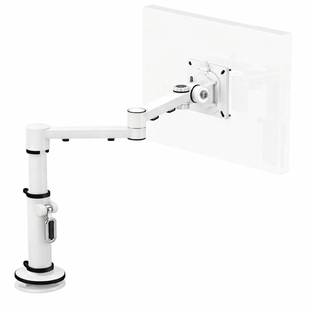 CMS Ergo CMS2194 X-Stream 2 - Single Monitor Arm Desk Mount - White