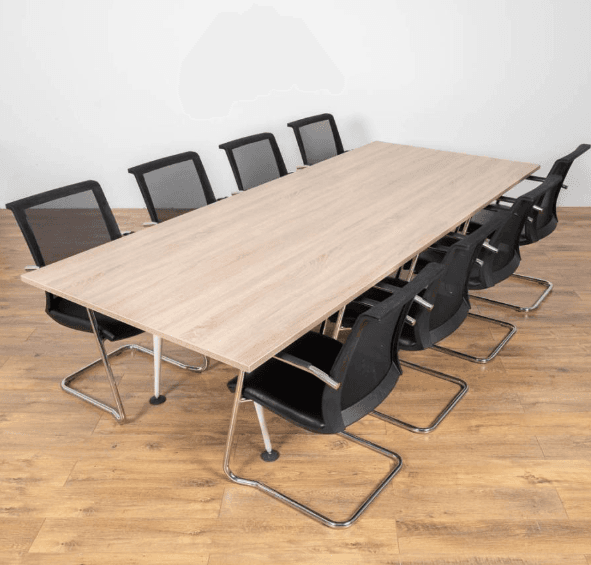 Herman Miller Abak Oak Meeting Table