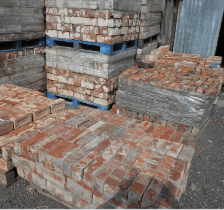 Pressed red wire cuts