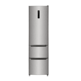 electriQ eiQ54MDFFINOX Freestanding 282 Litre 50/50 Frost Free Fridge Freezer Stainless Steel