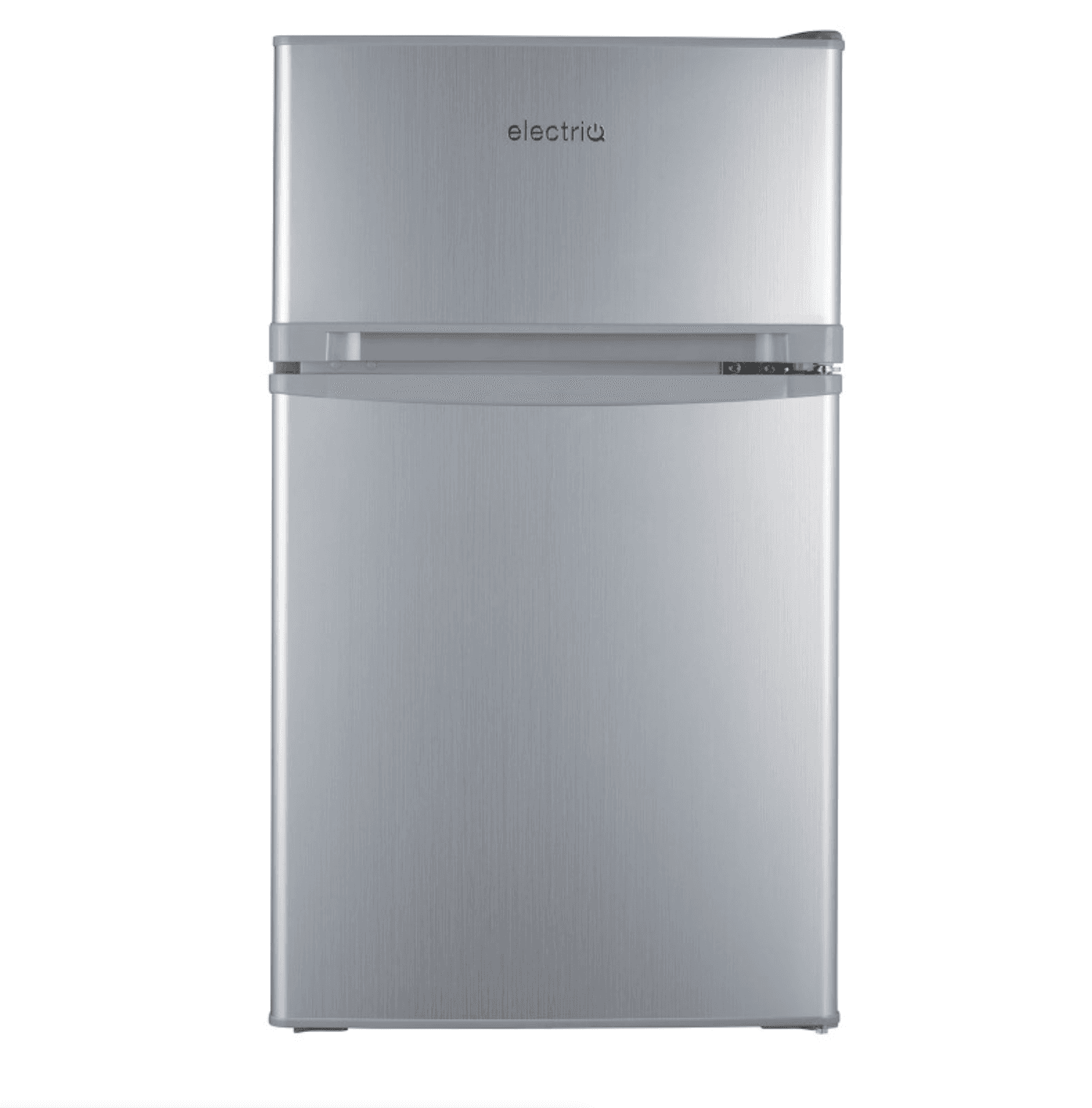 electriQ eiQUFFS Freestanding 80 Litre 70/30 Under Counter Fridge Freezer Silver