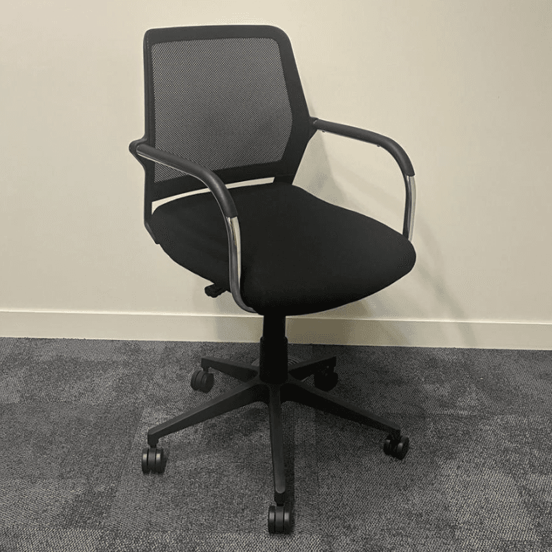 Triumph Black Mesh Chair